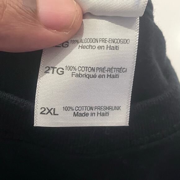 Supporting Women Raising Awareness Women 2XL Black Short Sleeve Military Teacher - Picture 5 of 6